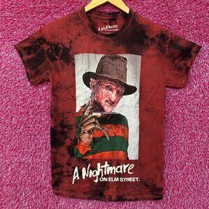 Freddy Krueger A Nightmare On Elm Street Tie Dye T-Shirt Small
